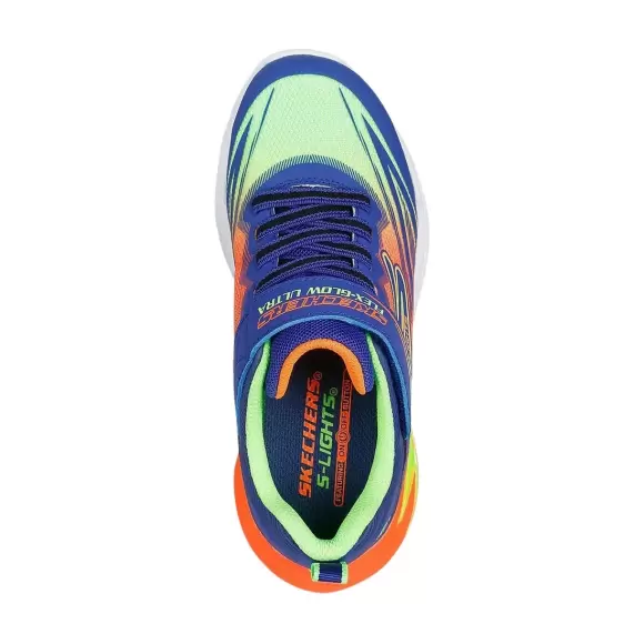 Børne Sneakers - SKECHERS - Skechers S-Lights Flex-Glow Ultra 400139N BLMT
