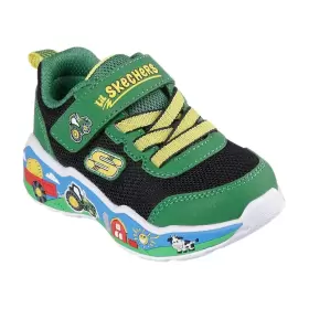 Børne Sneakers - SKECHERS - SKECHERS John Deere: Play Scene - Barn-Squad Buddies 407065N GNBK