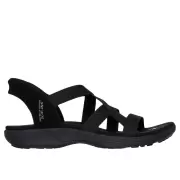 Dame Sandaler - SKECHERS - Skechers REGGAE SLIM STRETCH FLEX 163460 BBK