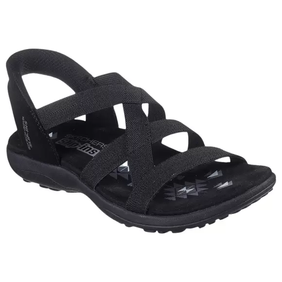 Dame Sandaler - SKECHERS - Skechers REGGAE SLIM STRETCH FLEX 163460 BBK