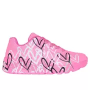 Børne Sneakers - SKECHERS - Skechers UNO LITE METALLIC LOVE 314067L HPMT