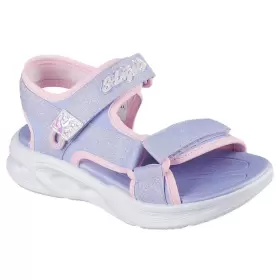 Børne Sandaler - SKECHERS - Skechers SOLA GLOW SANDAL 303024L LVLP