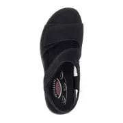 Dame Sandaler - GABOR - Gabor Sandal med velcro i sort ruskind 66.815.57