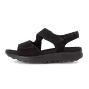 Dame Sandaler - GABOR - Gabor Sandal med velcro i sort ruskind 66.815.57