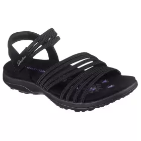 Dame Sandaler - SKECHERS - Skechers REGGAE SLIM - COFFEE RUN 163573 BBK