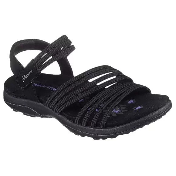 Dame Sandaler - SKECHERS - Skechers REGGAE SLIM - COFFEE RUN 163573 BBK