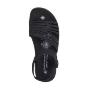 Dame Sandaler - SKECHERS - Skechers REGGAE SLIM - COFFEE RUN 163573 BBK