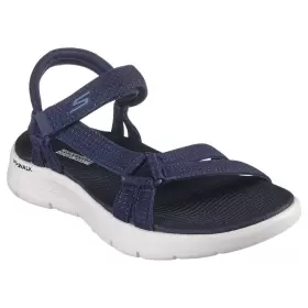 Dame Sandaler - SKECHERS - Skechers GO WALK FLEX SANDAL SUBLIME 141451 NVY