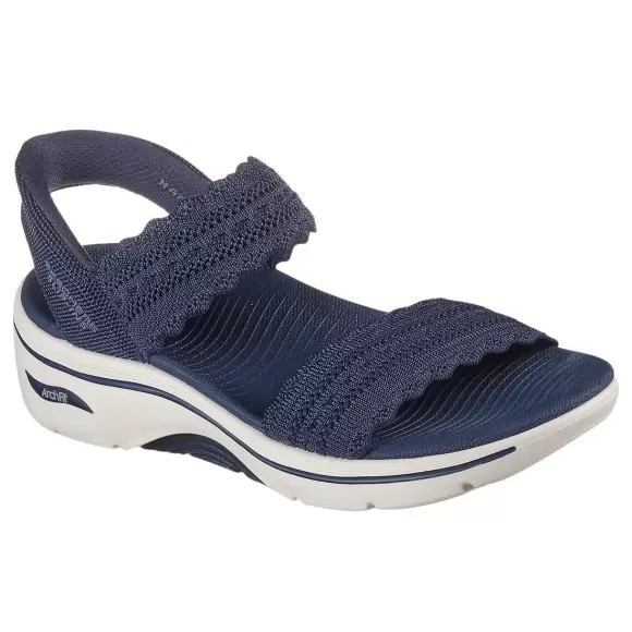 Dame Sandaler - SKECHERS - Skechers GO WALK ARCH FIT 2.0 SANDAL 140892 NVY