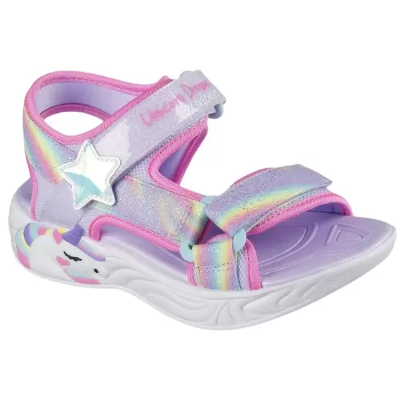Børne Sandaler - SKECHERS - Skechers UNICORN DREAMS SANDAL DREAMY 303107L LVMT