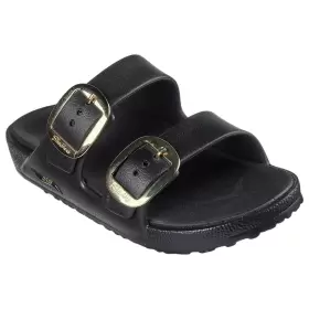 Dame Sandaler - SKECHERS - Skechers ARCH FIT CAL BREEZE-GOLD STAR 111592 BLK
