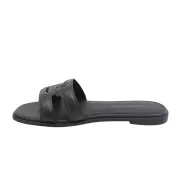 Dame Sandaler - Tommy Hilfiger - Tommy Hilfiger Logo Strap Mule FW0FW08671-BDS