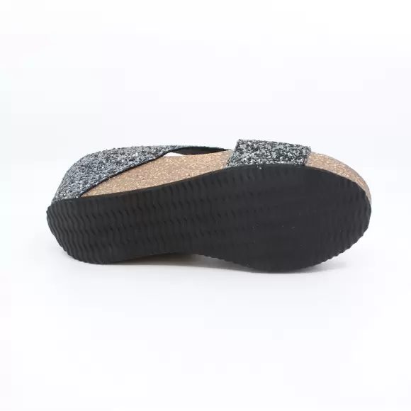 Dame Sandaler - Bella Moda - Bella Moda BUBBLY GLITTER S25631B-007