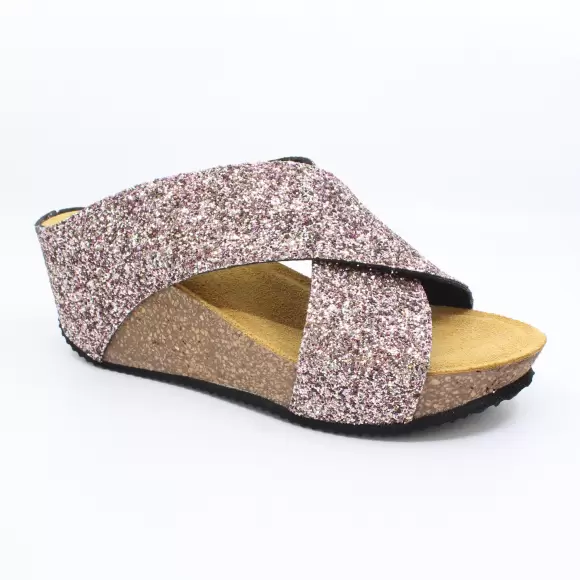 Dame Sandaler - Bella Moda - Bella Moda BUBBLY GLITTER S25613B-013