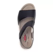 Dame Sandaler - GABOR - Gabor Sandal med velcro i sort ruskind 66.815.57