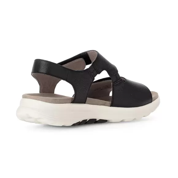 Dame Sandaler - GABOR - Gabor Sandal med velcro i sort ruskind 66.815.57