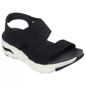 Dame Sandaler - SKECHERS - Skechers Womens Arch Fit 119458-BLK