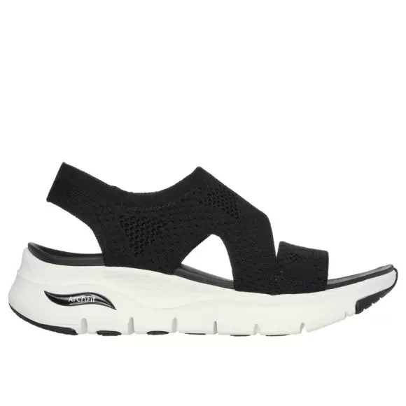 Dame Sandaler - SKECHERS - Skechers Womens Arch Fit 119458-BLK