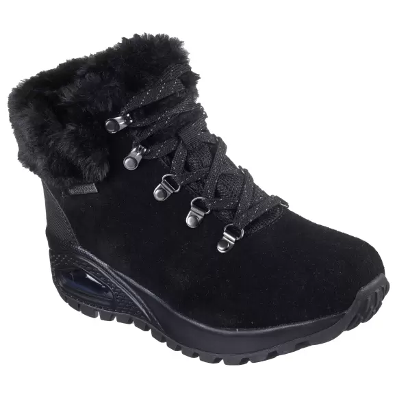 Dame Støvler - SKECHERS - Skechers Women UNO RUGGED MOONLIGHT RID 167996 BBK