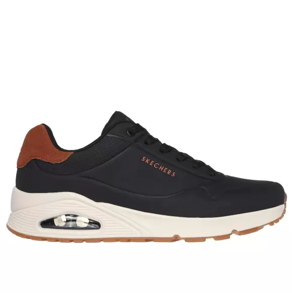 Herre Sneakers - SKECHERS - SKECHERS Uno - Suited On Air 183004 BLK