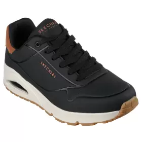 Herre Sneakers - SKECHERS - Skechers Mens UNO 183004 BLK