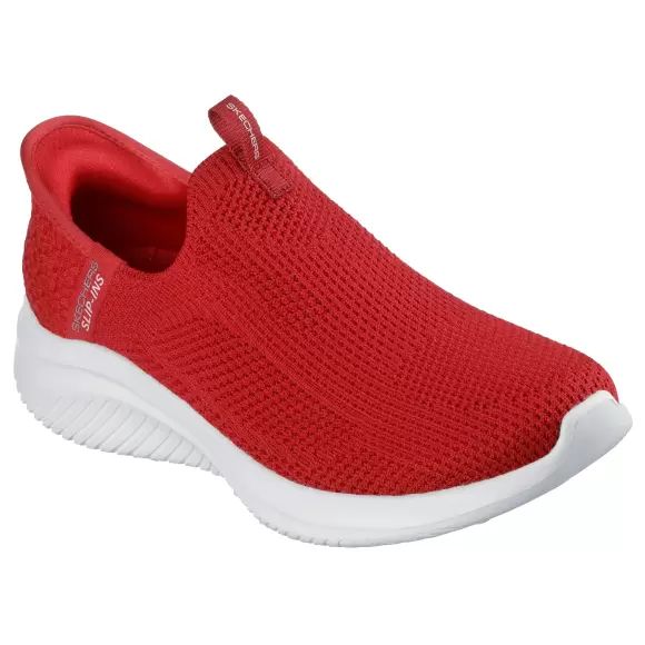 Dame Sneakers - SKECHERS - Skechers Women ULTRA FLEX 3.0 EASY WIN 150450 RED