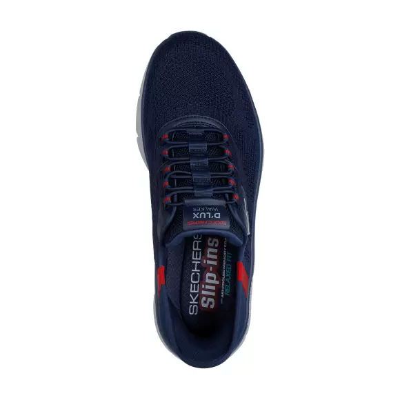 Herre Sneakers - SKECHERS - SKECHERS Relaxed Fit: Slip-ins: D'Lux Walker 2.0 - Rezinate 232446 NVRD