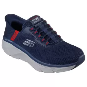 Herre Sneakers - SKECHERS - SKECHERS Relaxed Fit: Slip-ins: D'Lux Walker 2.0 - Rezinate 232446 NVRD