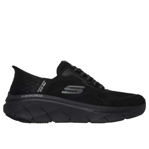 Herre Sneakers - SKECHERS - SKECHERS Relaxed Fit: Slip-ins: D'Lux Walker 2.0 - Rezinate 232446 BBK