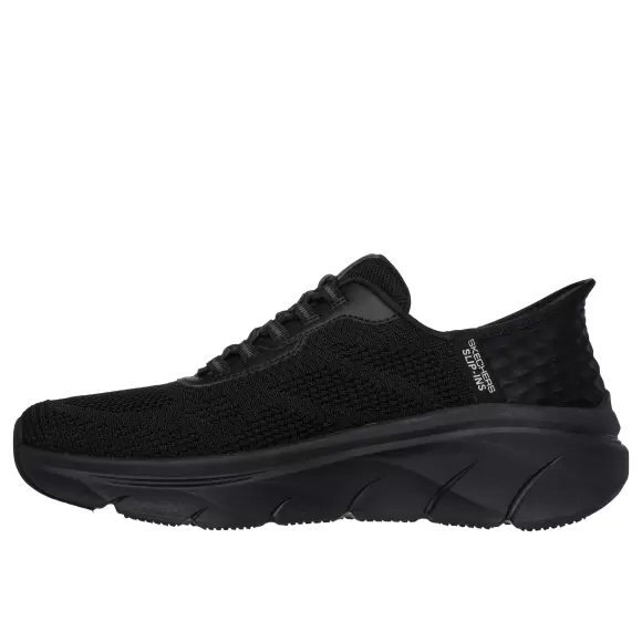 Herre Sneakers - SKECHERS - SKECHERS Relaxed Fit: Slip-ins: D'Lux Walker 2.0 - Rezinate 232446 BBK