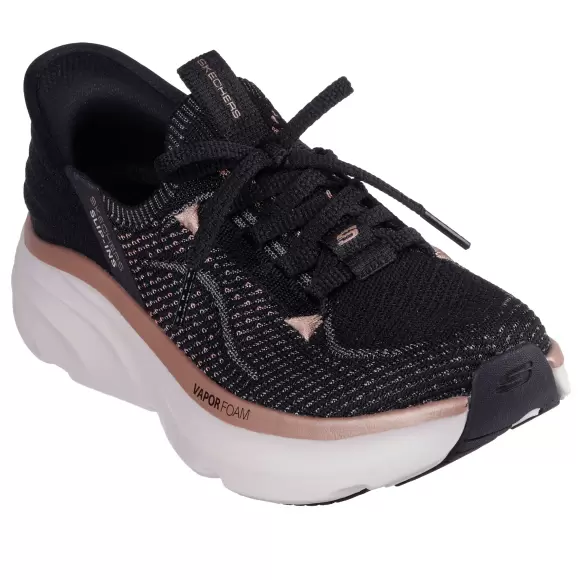 Dame Sneakers - SKECHERS - Skechers Women D'LUX VAPOR 150584 BKRG