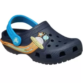 Børn - Clogs - CROCS - Crocs Classic UFO Lights Clog T Navy 211623-410