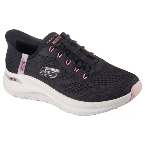 Dame Sneakers - SKECHERS - Skechers Women ARCH FIT 2.0 EASY CHIC 150066 BKRG