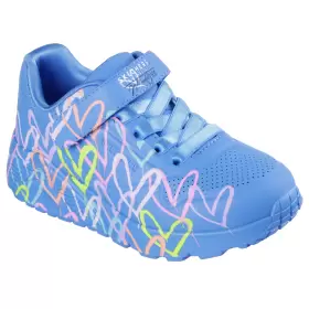 Børne Sneakers - SKECHERS - Skechers Girls UNO LITE LOVE LEVITATE 314078L BLMT
