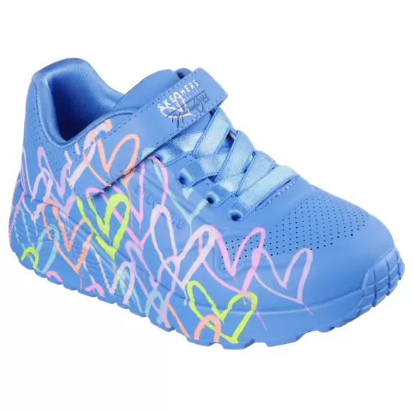 Brug Skechers Girls UNO LITE LOVE LEVITATE 314078L BLMT til en forbedret oplevelse