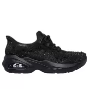 Dame Sko - SKECHERS - Skechers Snoop Dogg: M-Uno Rhinestoned Air - Black 186070-BBK