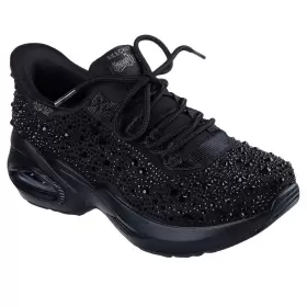 Dame Sko - SKECHERS - Skechers Snoop Dogg: M-Uno Rhinestoned Air - Black 186070-BBK