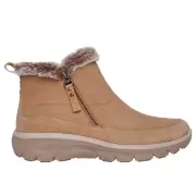 Dame Støvler - SKECHERS - Skechers Women EASY GOING COOL ZIP 167862 TAN