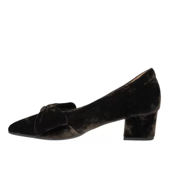 Pumps og stiletter - ANGULUS - Angulus BOW PUMP IN VELVET 1550-1073466