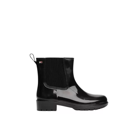Dame Gummistøvler - Tommy Hilfiger - Tommy Hilfiger Flag Hardware Rainboot FW0FW08966BDS