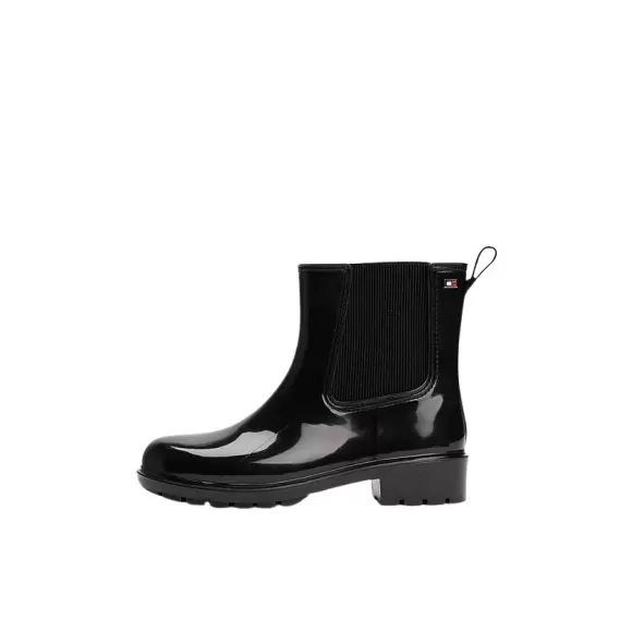 Dame Gummistøvler - Tommy Hilfiger - Tommy Hilfiger Flag Hardware Rainboot FW0FW08966BDS