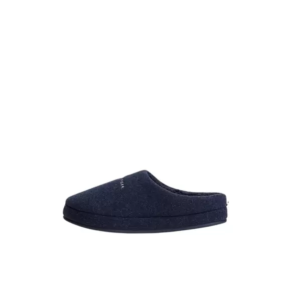 Herre Hjemmesko - Tommy Hilfiger - Tommy Hilfiger Felt House Shoe FM0FM05614DW5