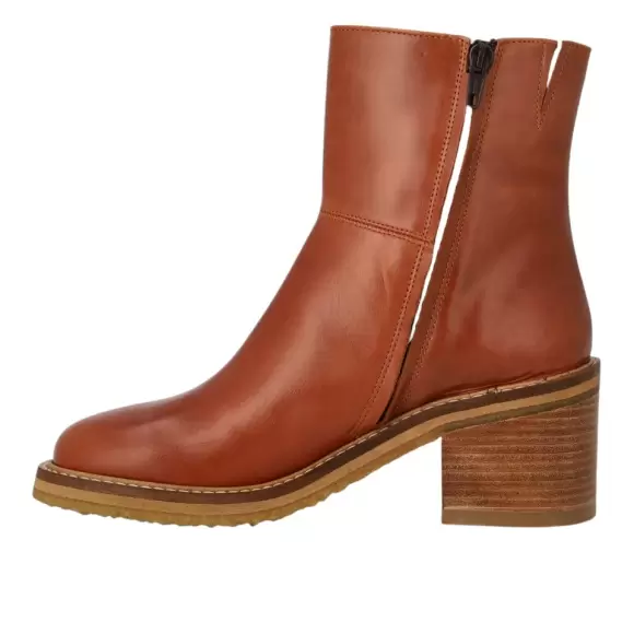 Dame Støvler - ANGULUS - Angulus Block Heel Boot With Zipper 7795-103-8473