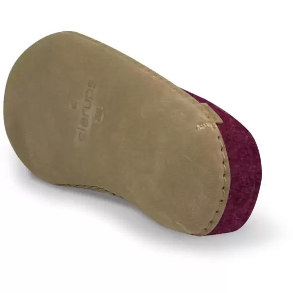 Damehjemmesko - GLERUPS - B-07 Slip-on with leather sole