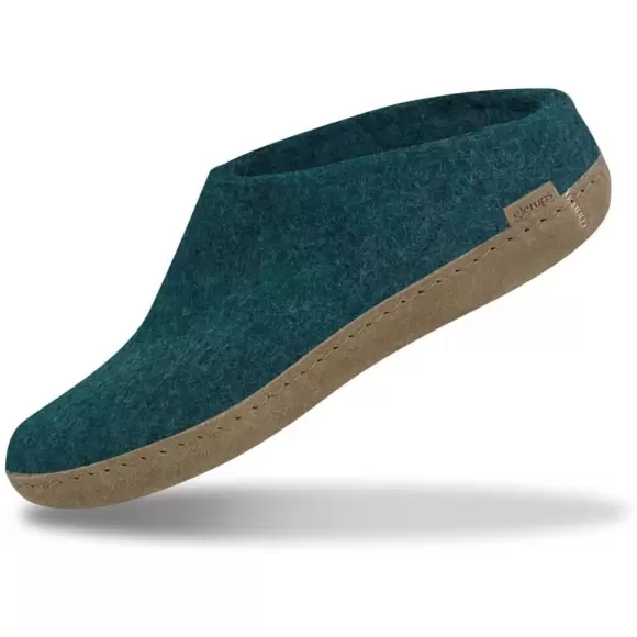 Damehjemmesko - GLERUPS - B-06 Slip-on with leather sole