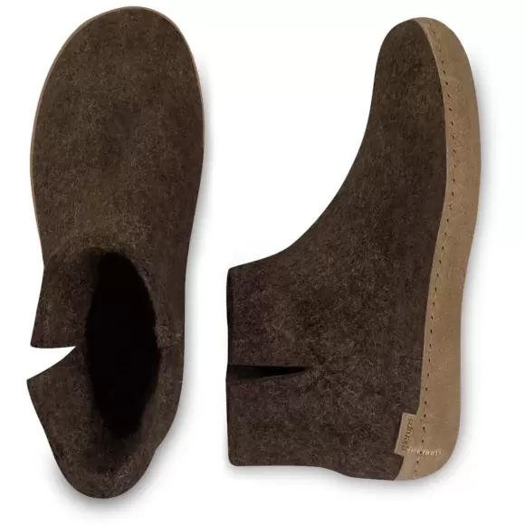 Damehjemmesko - GLERUPS - Glerups G-04 Boot with leather sole