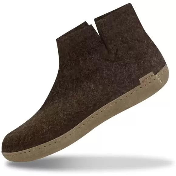Damehjemmesko - GLERUPS - Glerups G-04 Boot with leather sole