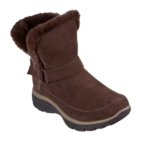 Dame Støvler - SKECHERS - Skechers Slip-Ins Relaxed Fit 168051-CHOC Dame Støvler - SKECHERS - Skechers Slip-Ins Relaxed Fit 168051-CHOC