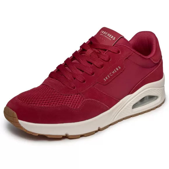 Herre Sneakers - SKECHERS - Skechers Uno Vintage Air 183365 RED