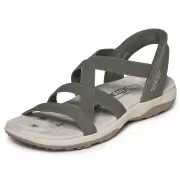 Dame Sandaler - SKECHERS - Skechers Slip-ins: Reggae Slim 163460 OLV